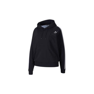 Color Block Freizeit Hoodie Damen Oberteile Schwarz 597447-01