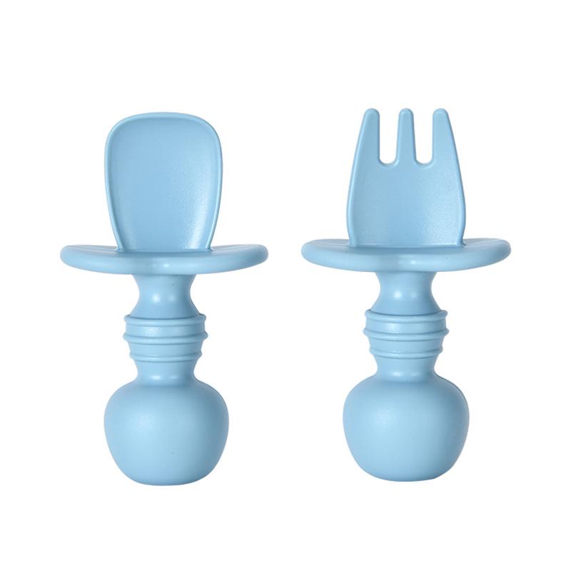 Food-Grade Silicone Baby Spoon - Teething-Friendly Tableware for 6-Month-Olds