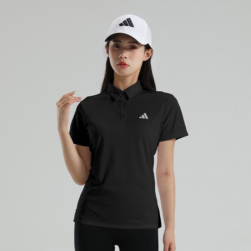 Adidas Sports Running Casual Short Sleeve Polo Shirt Women tops KS0431