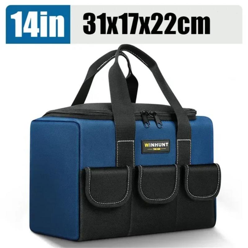 Hot Sale Upgrade Heighten large capacity Tool Bag Thickened 1680D Oxford Waterproofed Wear-Resistant Electrician Storage Toolkit