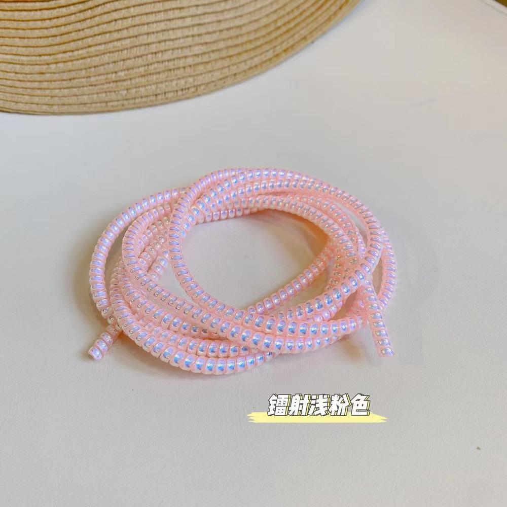 Новый спиральный USB-кабель-зарядка 1,4 м из ТПУ, защита кабеля, намотчик кабеля для iPhone, для Android-телефона, защита кабеля линии данных