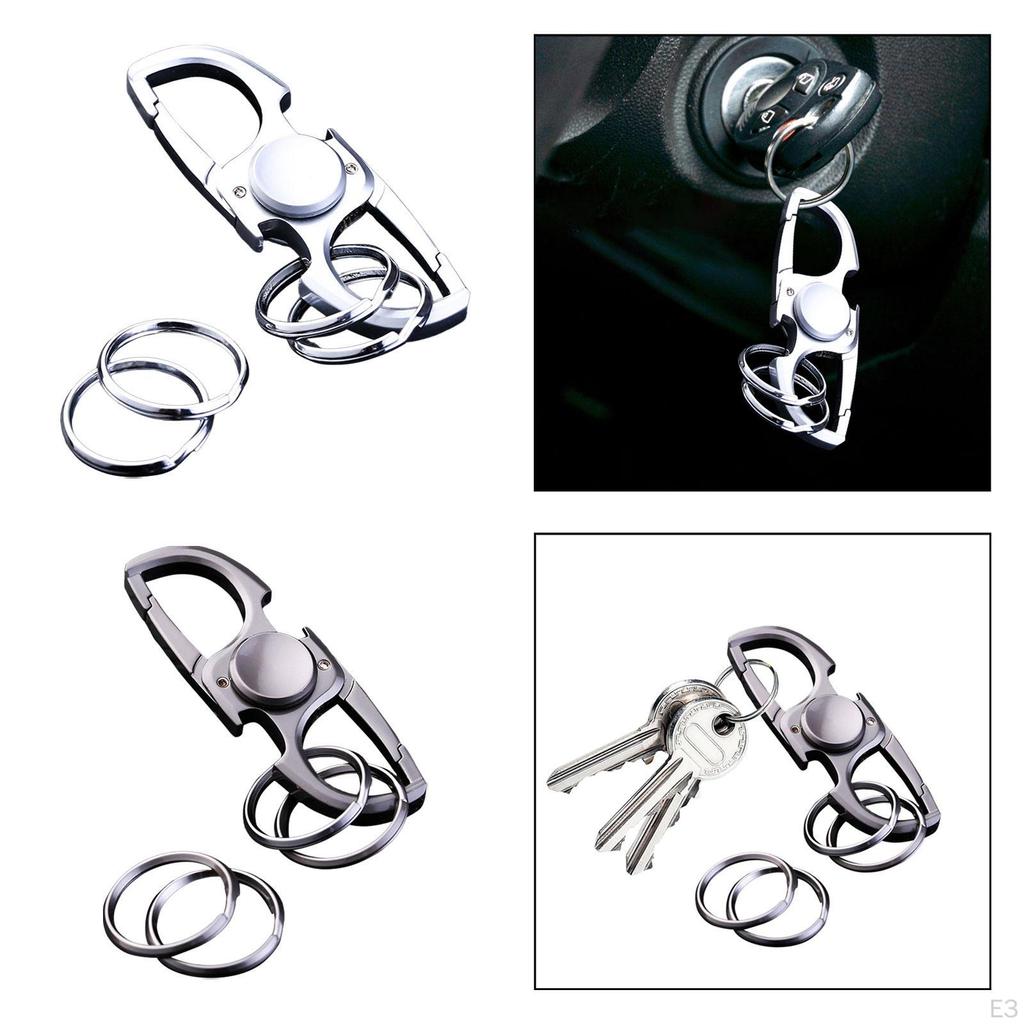 Fidget Toy Keychain Portable Gift for Men Anti Rust Bottle