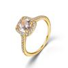 Anello di Zirconi a Forma di Cuore 2023: Design Coreano Lussuoso, Stile Aperto Elegante, Tendenza alla Moda di Alta Gamma