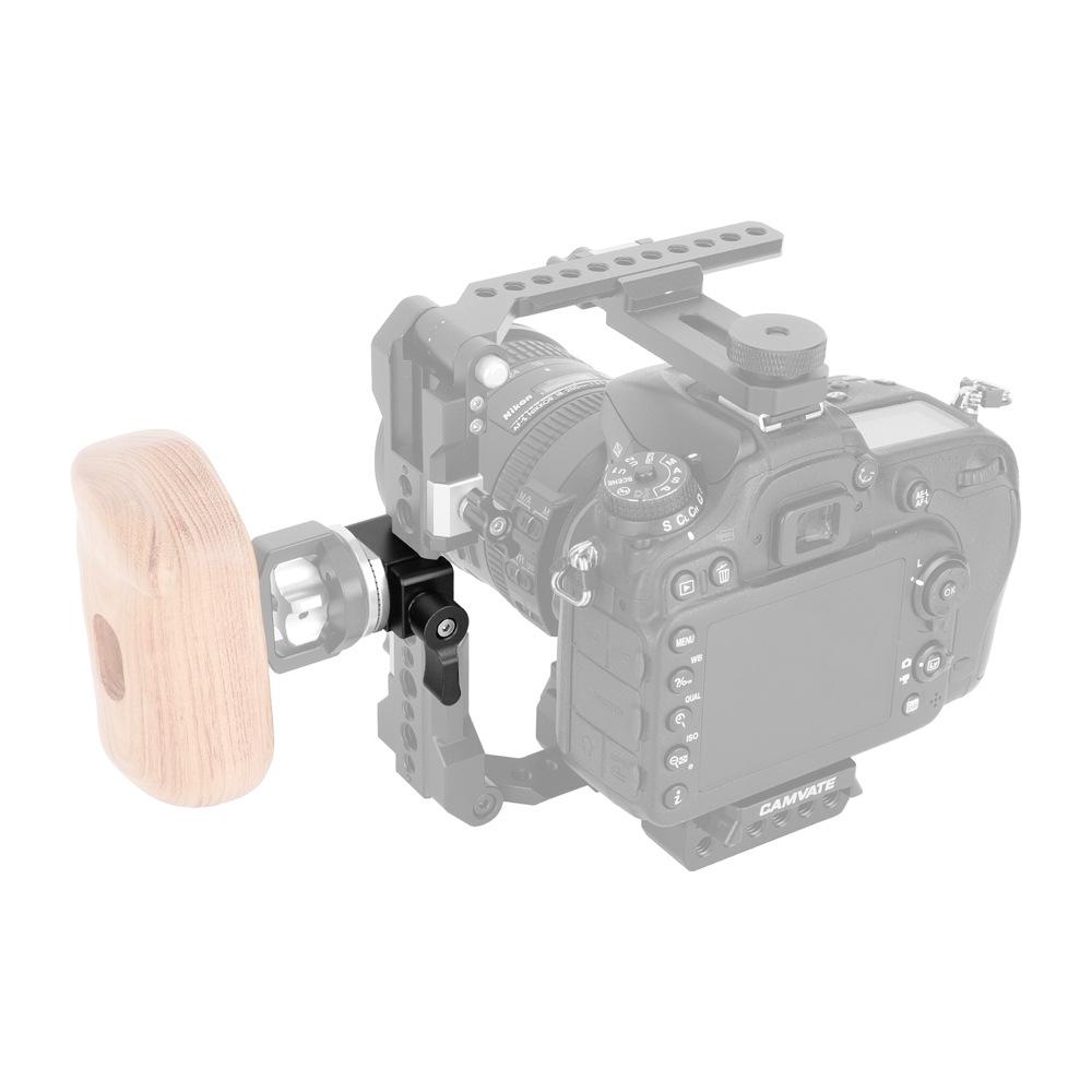 HDRIG NATO Rail Quick Release Clamp with M6 Steel, ARRI Standard, Universal Alai Gear 3915.