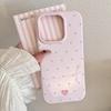 INS Polka Dot Small Fresh Mobile Phone Case for IPhone 17 16 15 14 13 Pro Max Ultra Slim Shockproof Cover for IPhone 17 Pro Case
