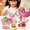 Simulation Model Lunch Box Pudding Toy Little BearShape Play House Toys  Birthday Gift