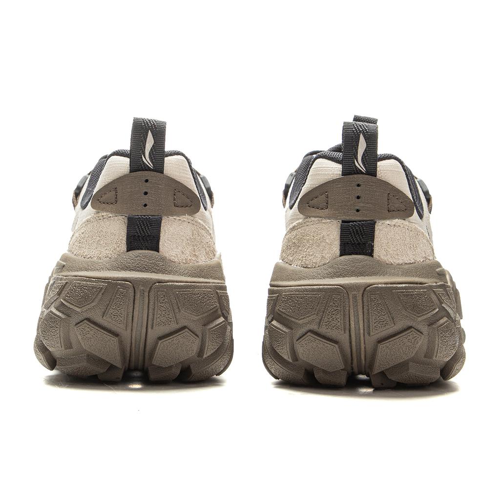 New LiNing Dunes Cushioning, Slip Resistant, Abrasion Resistant Support Low Top Casual Shoes Women's Oat Gray AGCV364-1