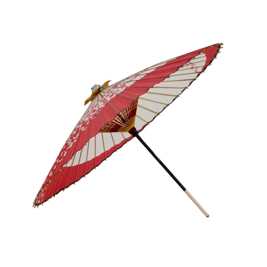 Parasol Rzemiosło Bambusowe Yamamoto Czerwony x (YAMAMOTOTAKIZAYIKUYA) Dwuetapowy wężowy wzrok [Tsuki-nu Sakura-ryu]