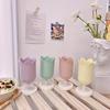 1 pièce Porte-stylo Tulipe, Pot Fleur, Tube Fille, Seau de Rangement pour Pinceaux de Maquillage