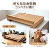 [Multi-stage angle adjustment] Wooden folding tabletop easel, compact drawing board stand for sketching, watercolor painting, and art, COMFYIZM B5