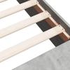 Bed Frame Concrete Grey 135x190 cm Particleboard