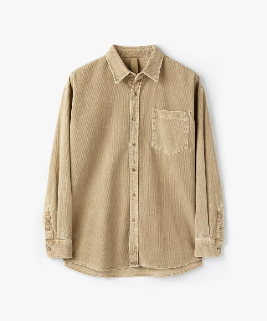 COFWI Pigment Corduroy Shirt Beige
