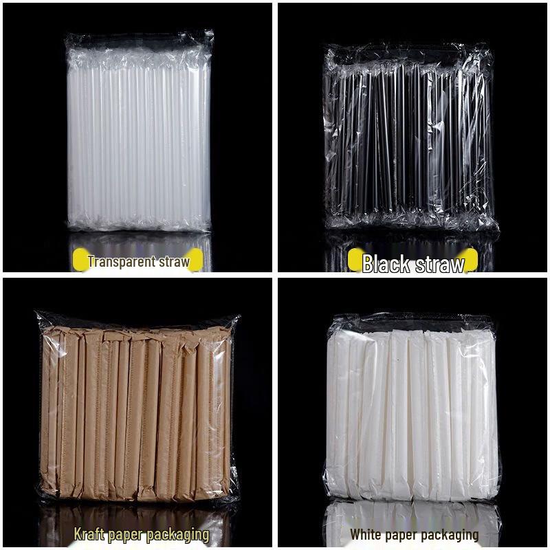 Disposable Clear Plastic Drinking Straws