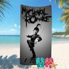 Customizable personalized beach towels My Chemical Romance themed designs.Suitable for the beach, yoga, sports;ideal as beach accessories
