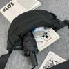 Brusttaschen, Bananentasche für Damen, Sling-Crossbody-Hüfttasche aus Canvas, Lauf-Hüfttasche, lässige Bauchtaschen, Sport-Halbmond-Gürteltasche