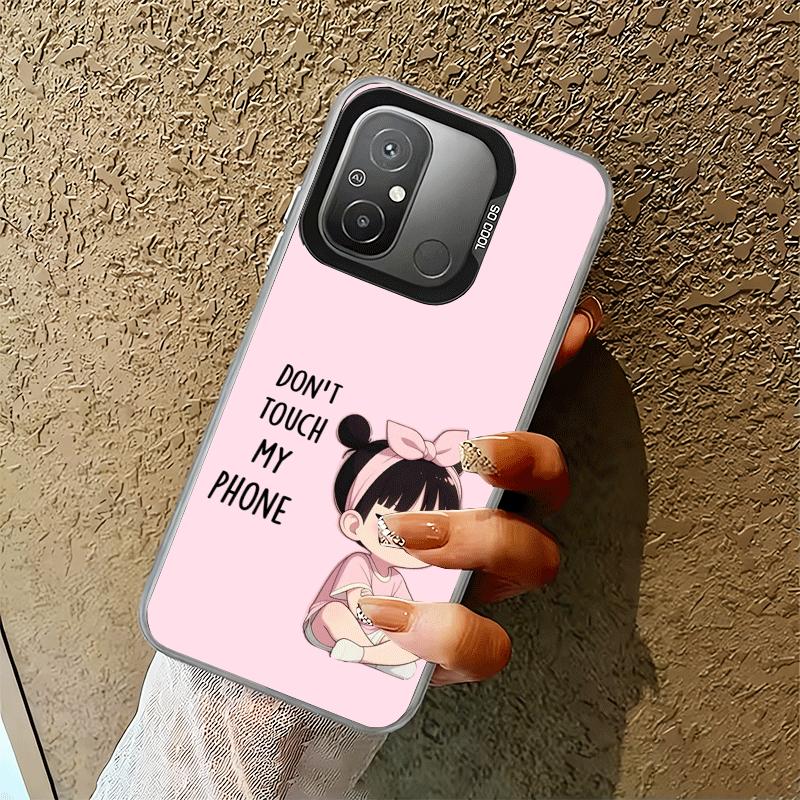 Funny Dont Touch My CallPhone Shockproof Phone Case for Xiaomi Poco X7 X6 X5 X3 Pro F7 Ultra M8 Redmi 15C 15 14C 13C 12C 10C 13