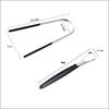 U Shape Tongue Scraper Stainless Steel Tongue Cleaner Remove Bad Breath Oral Care Hygiene Tool