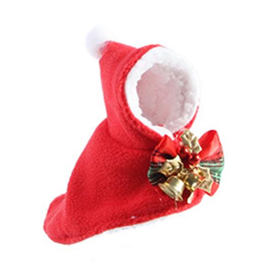 

Попугай Теплая накидка Плюшевые птицы Верхняя одежда Пушистая клетчатая Мелкие животные Уютный плащ для зимы Аксессуар для костюма питомца L красный