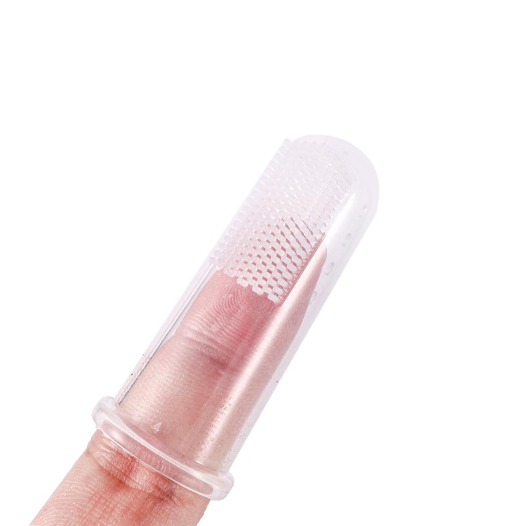 2Pcs/5Pcs Super Soft Pet Finger Toothbrush Dog Brush Bad Breath Tartar Teeth Care Tool Dog Cat Cleaning Silicagel Pet Supplies