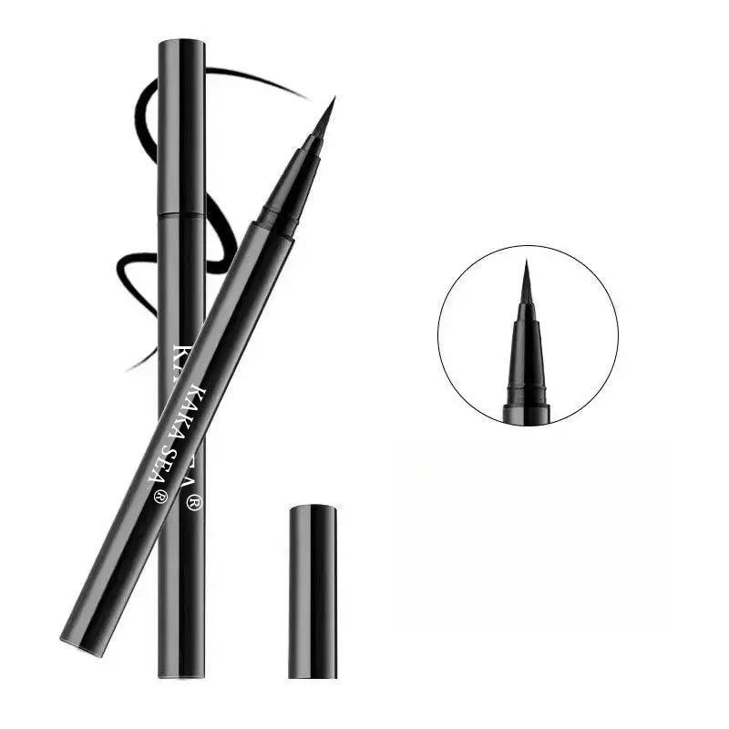 

1 шт. ультратонкий водостойкий жидкий карандаш для глаз, быстросохнущий, не размазывающийся, долговечный, черного цвета, для точного нанесения и эффектного макияжа глаз чёрный