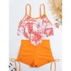 2026 Conjunto Tankini Estampado de 2 Piezas Traje de Baño para Mujer Sexy de Cintura Alta Traje de Baño Bañador Femenino Traje de Baño de Verano Ropa de Playa