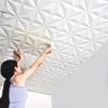 35*35cm 3d Self-adhesive Wall Stickers Ceiling Background Foam Waterproof Anti-collision Wallpaper Room Decor Warm Decoration