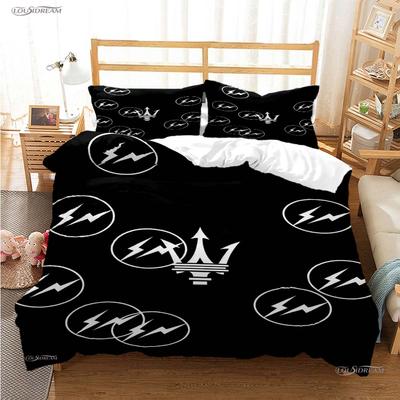 Copripiumino Singolo/Doppio/Queen/King per Auto da Corsa Casal, Coperta Trapuntata per Tutte le Stagioni, Set Biancheria da Letto Morbido
