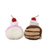 Plush Cake Pendant Cute Dessert Toy For Bag Decoration Girl Gift