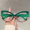 Butterfly Designer Trends Frame Multicolor Non-prescription Women Eyewear Fashion Brand Decoration Glasses for Lady