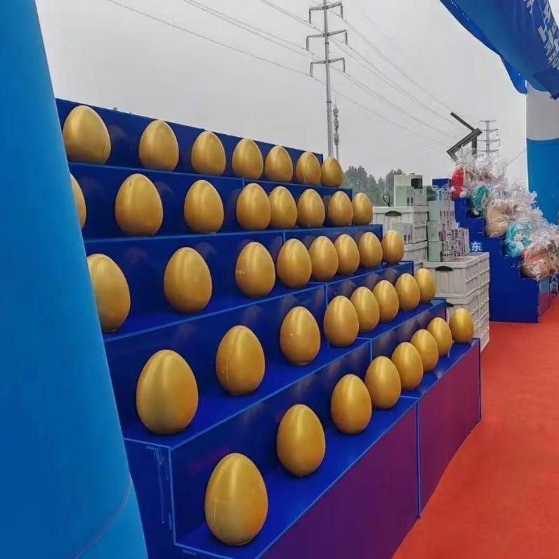 

Golden Egg Display Stand with Free Shipping - Painted Egg Event Opening Ceremony 1 Wooden Hammer (Without Egg)