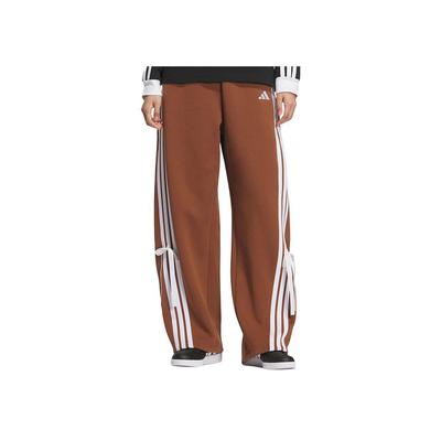 Striped Bow Brand Logo Loose Casual Pants Women Bottoms KG3856