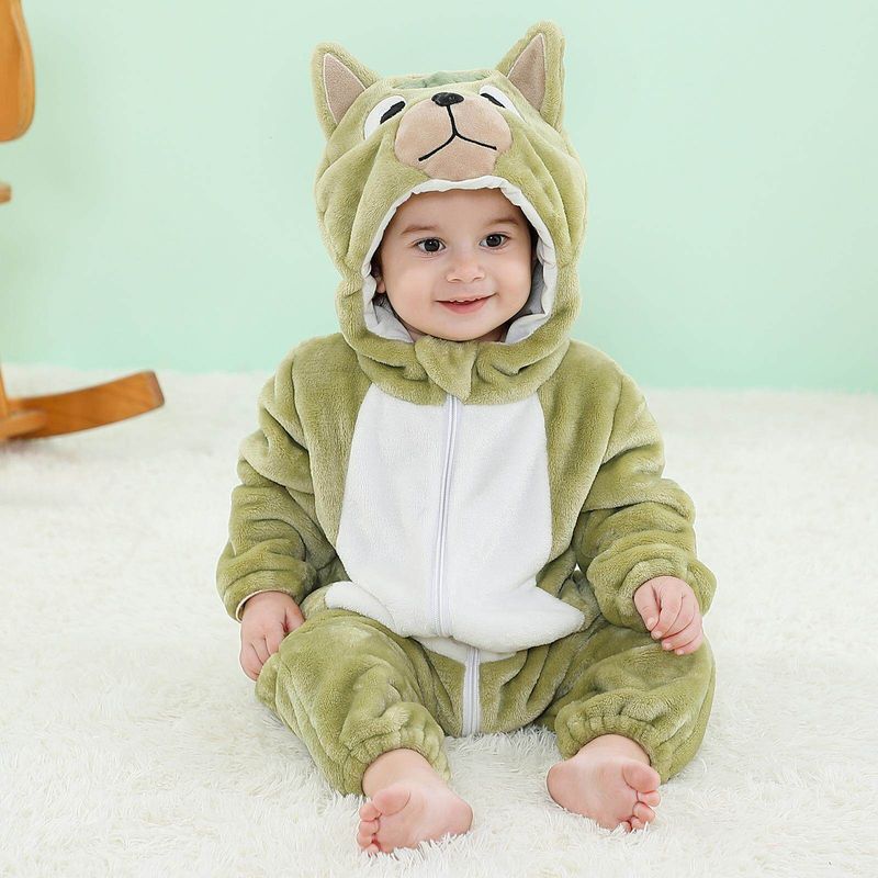 Newborn Baby Child Animal Jumpsuit Performance Wear Baby Cute Crawling Suit Baby Flannel Pajamas Costumes
