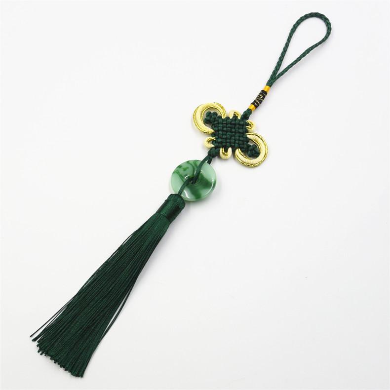 8 Plates Of Phnom Penh Rich And Noble Knots, Jade Slices, Mini Small Pendants, Pendants, Characteristic Handmade Weaving Gifts, Chinese Knots.