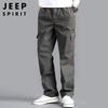 JEEP SPIRIT Men's Loose Fit Cargo Pants