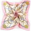 Foulards en Soie de Mûrier Petit Carré 35,5 x 35,5 Foulard de Cou Respirant Léger pour Femmes Cadeau Emballé