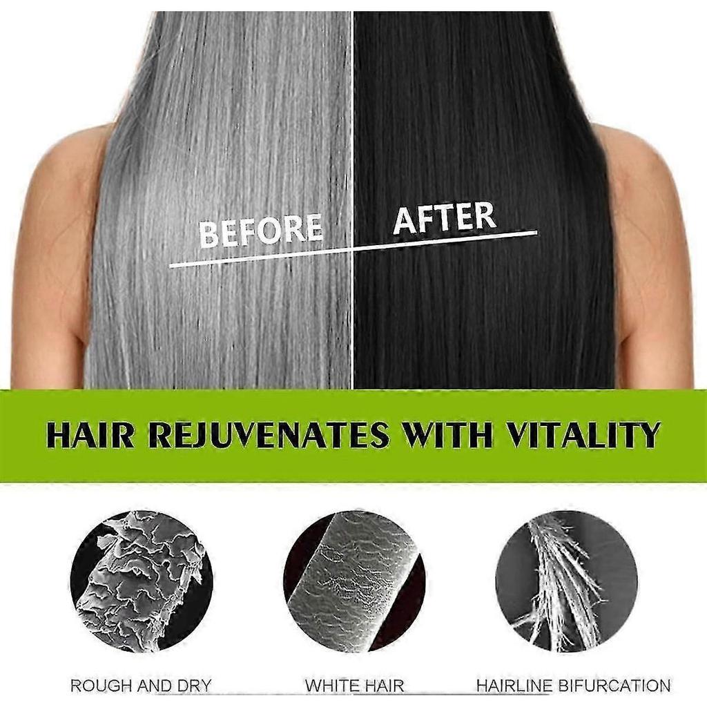 Haarfärbe-Shampoo, 3-in-1 Sofort-Haarfärbe-Shampoo, Farb-Shampoo Haarfärbemittel, Grauhaar-Abdeckungsshampoo, Langanhaltendes Haarfärbe-Shampoo für Alle Haartypen