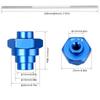 Bicycle Wheel Truing Stand Adapter Tool 12/15/20mm Thru Axle Hub Fixing Rod Tool 85-175mm Opening Range repair Components