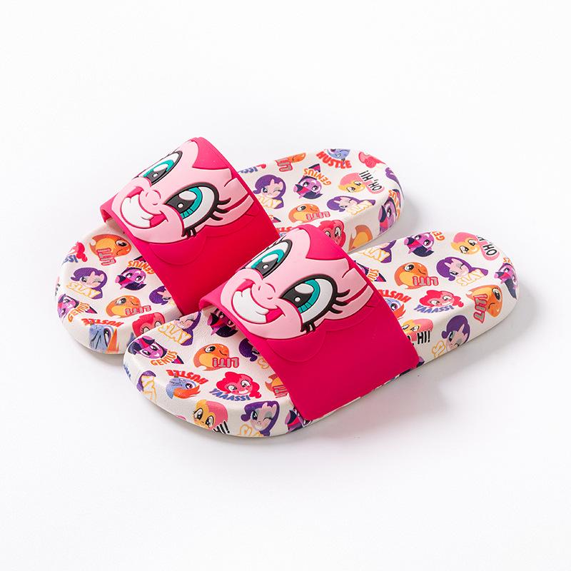 

Дитячі літні мультяшні шльопанці My Little Pony для дому та вулиці, нековзкі, з м якою підошвою 32/33