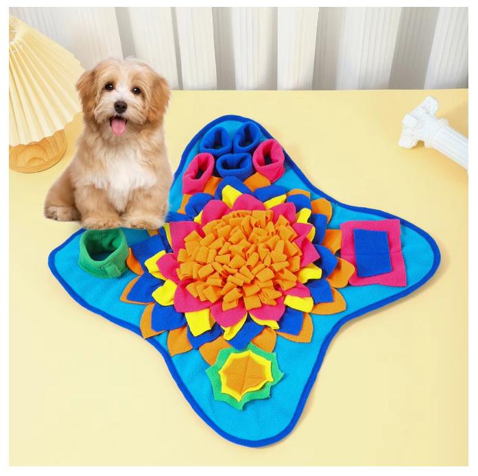Good Pet Snuffle Mat for Dogs,Interactive Feed Puzzle for Boredom,Encourages Natural Foraging Skills