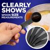 5-Piece Heavy Duty Round Measuring Spoons Set Accurate Measurement Markings Nesting Convenience Easy Clean Ideal Dry Liquid