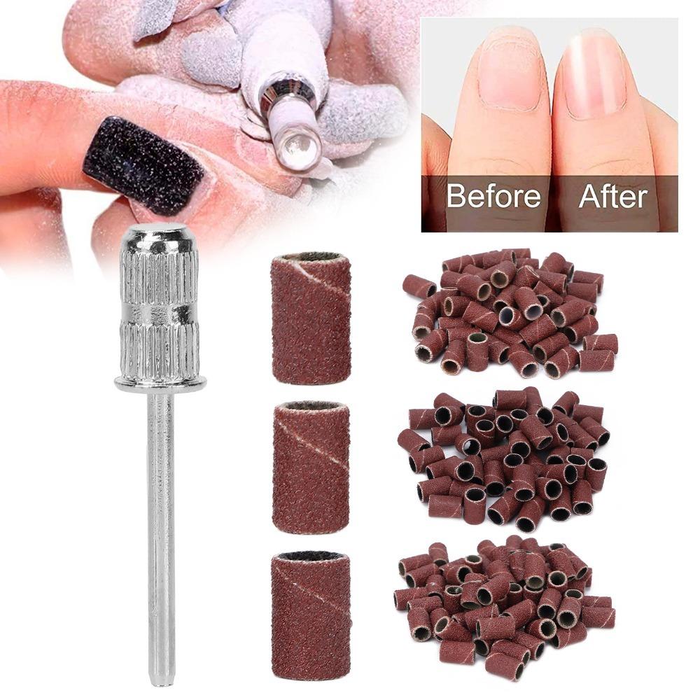 210pcs Replaceable Nail Sanding Bands 2.35mm Manicure Sanding Bands Sanding Bands  For Gel Manicures