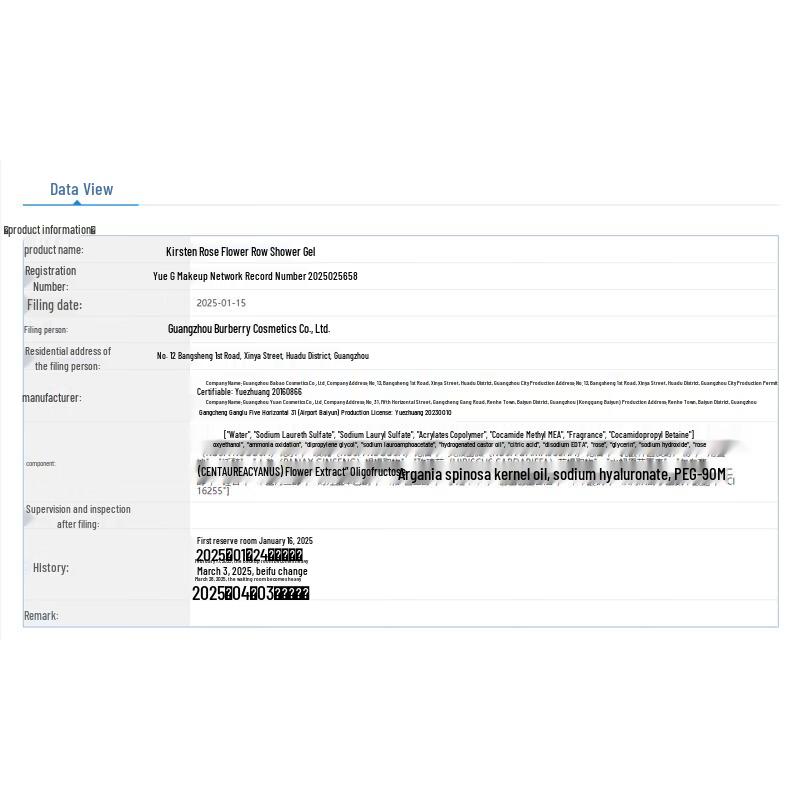 Kustie Rose Petal Shower Gel