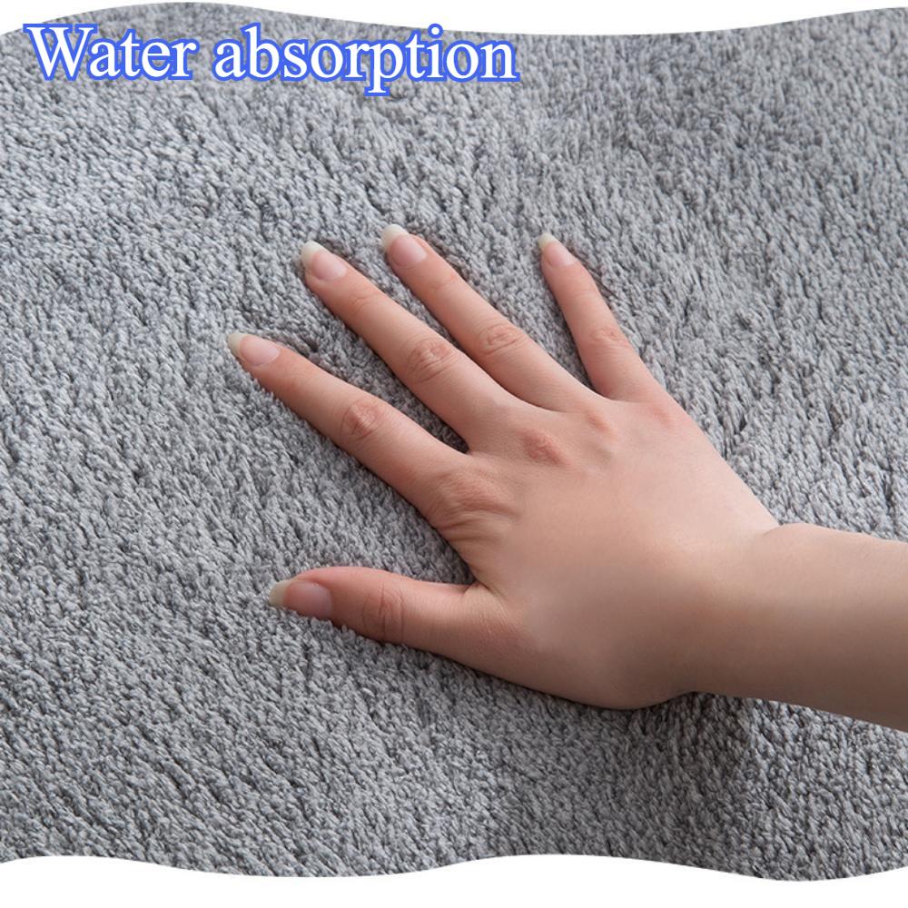 Coral Fleece Engraving Bathroom Mat Bath Non-slip Carpets In Wash Basin Bathtub Side Floor Rug Shower Room Doormat Memory Foam 3D Pad