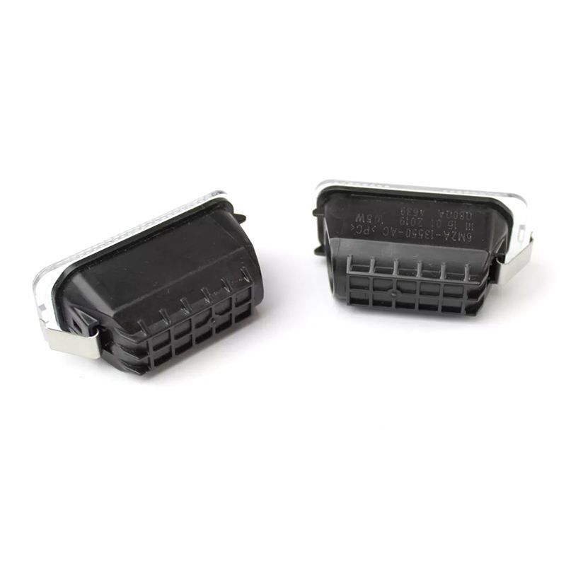 Langlebig-2 Stück Kennzeichenbeleuchtung hinten Kennzeichenleuchte für Ford Focus Galaxy Kuga 6M2A-13550AA, 6M2A13550AC