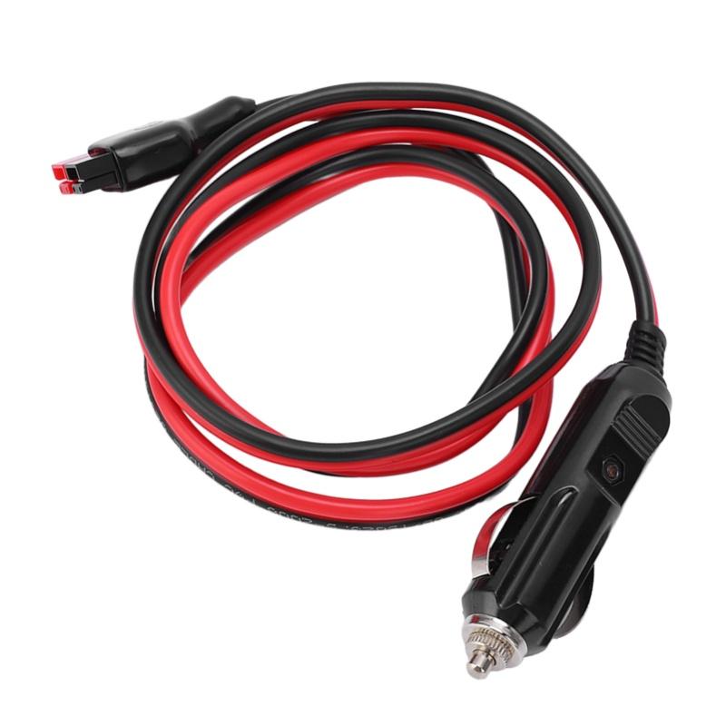 Car Cigarette Lighter Adapter Cable With LED Indicator Auto Cigar Lighter Plug Power Supply Cord