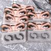 2 Pairs Of High Imitation Mink Hair False Eyelashes, Multi-Layer Thick Natural Curled Eyelashes