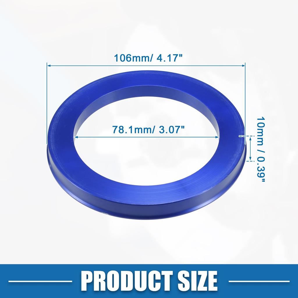 A ABSOPRO Car Hub Centric Ring OD 106mm to ID 78.1mm Hub Centric Ring