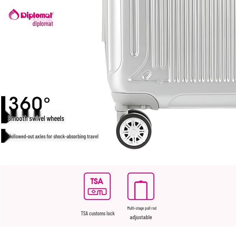 Diplomat 20-inch Expandable Carry-On Luggage
