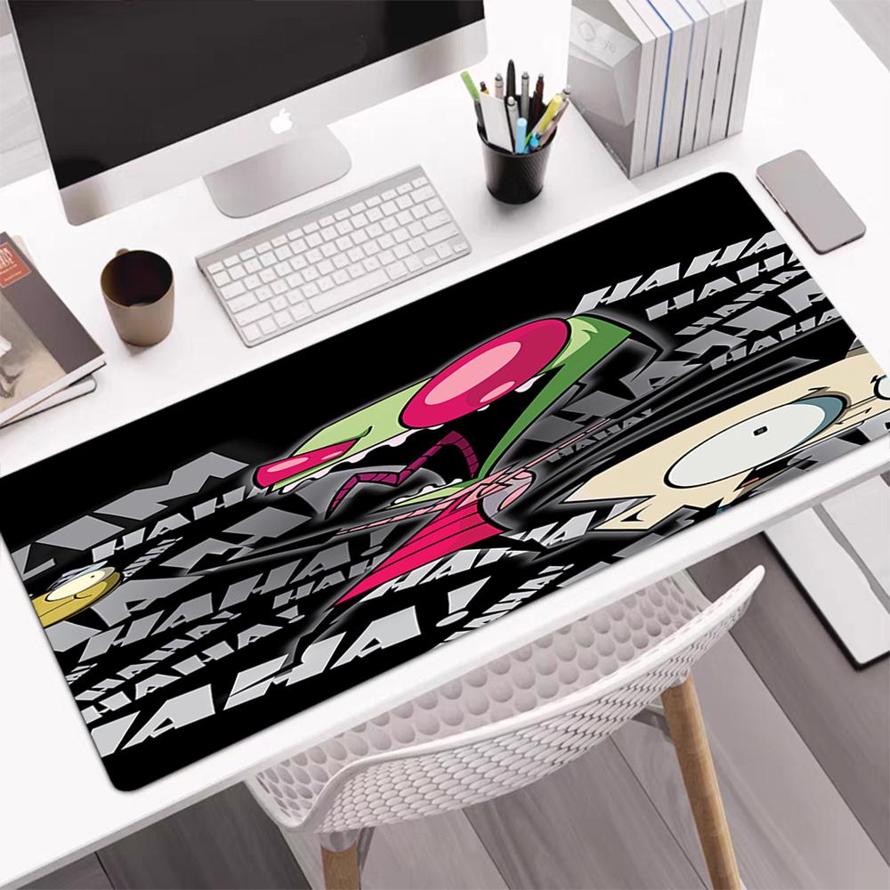 Invader Zim Theme Mouse Pad, Non Slip Rubber Base, Multifunctional Office & Home Decor, Perfect for Workspace Personalization.