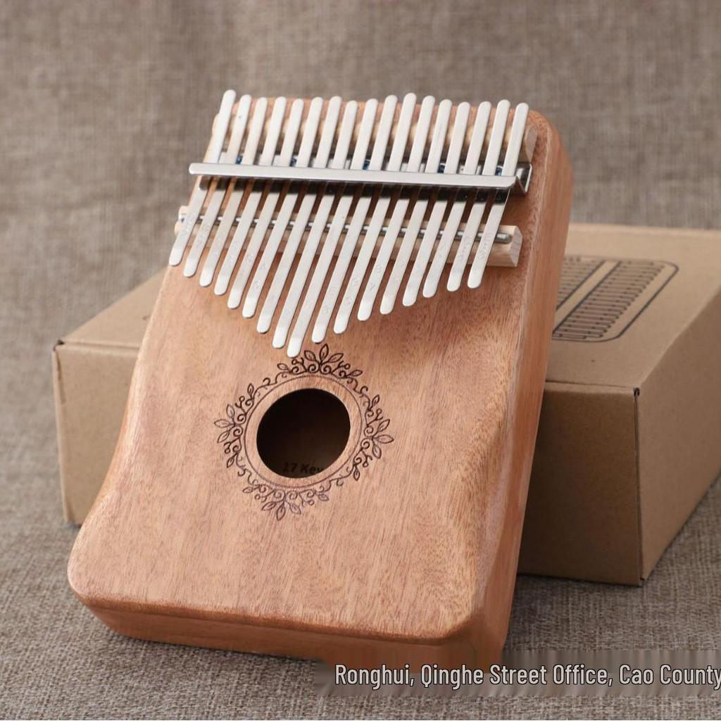 17-Key Beginner Kalimba Thumb Piano - Portable Musical Instrument